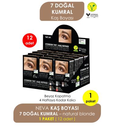 Neva Eyebrow Dye 12 pieces (1 pack)