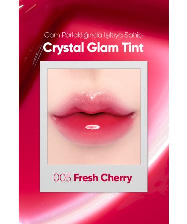 CLIO Non-sticky Intense Shimmer Tint Clio Crystal Glam Tint (05 Fresh Cherry) - Buy Online on GoSupps.com
