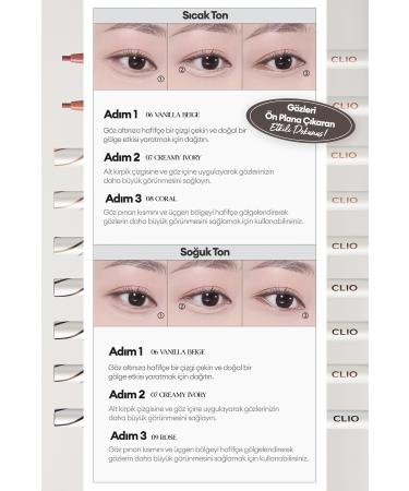 CLIO Waterproof Fine-Tip Eyeliner CLIO Sharp So Simple Waterproof Pencil Liner (005 Ash Brown) - Buy Online on GoSupps.com