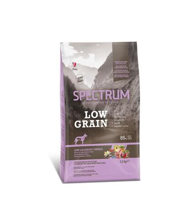 Spectrum Lamb Meat and Blueberry Medium and Large Breed Low Grain Adult Dog Food 2.5 Kg