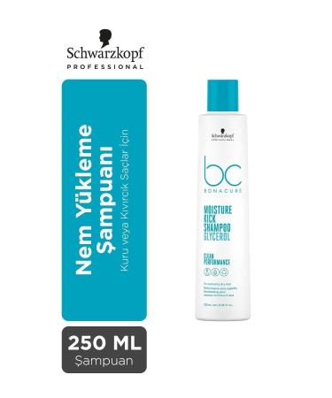 Bonacure Moisture Kick Shampoo 250 ml - Moisturizing Shampoo for Dry Hair ...---CYT1212145.....877