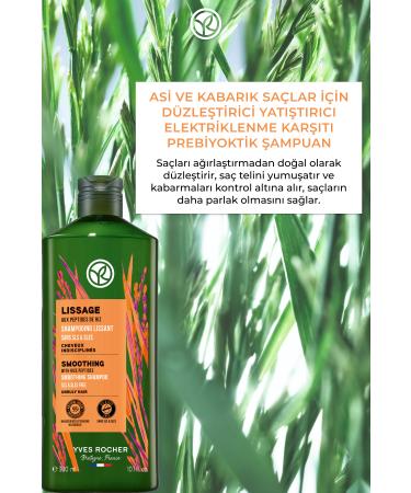 Yves Rocher Hair Weighing Down Frizz Reducing Deep Nourishing Shampoo for Hair Roots eleg.2720 - Buy Online on GoSupps.com