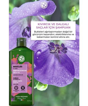 Yves Rocher Frizz Clarifying Shampoo For Curly Wavy Hair That Gives Curls A Natural Look eleg.2771 - Buy Online on GoSupps.com