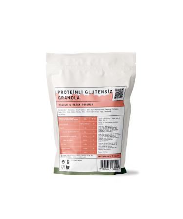 FROP E Protein Gluten Free Granola - Cashew & Flaxseed 240gr x 3 Pieces - Buy Online on GoSupps.com