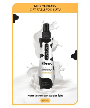 Milk Therapy Dual Phase Hair Care Blow Dry Milk 240 ml - Nourishing Protective Effect