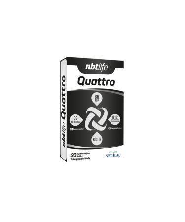Nbt la Nbtlife Quattro Vitamin B6 Folate (Vitamin B9) Vitamin B12 and Biotin Containing Supplementary Food - Buy Online on GoSupps.com