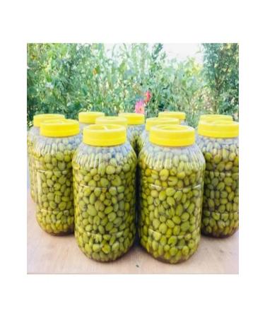 ALL FROM ANTEP Stone Crushed Pitted Green Olives 5kg - Buy Online on GoSupps.com