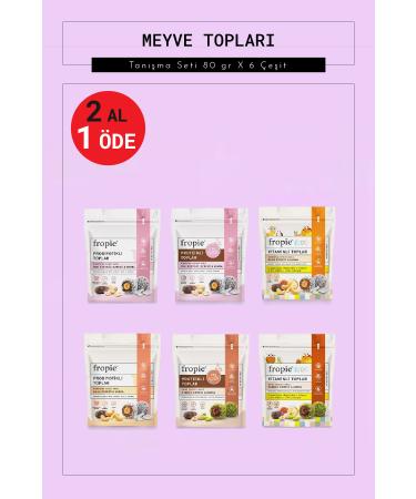 FROPIE Fruit Balls Introduction Set 80 gr X 6 Types