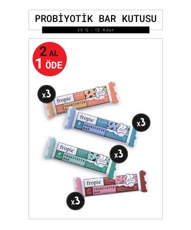 FROPIE Mixed Probiotic Bar Box - 35 G - 12 Pieces