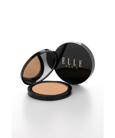 Elle Microfine Pressed Powder mineral Powder -porcelain Finish 12g -honey-716