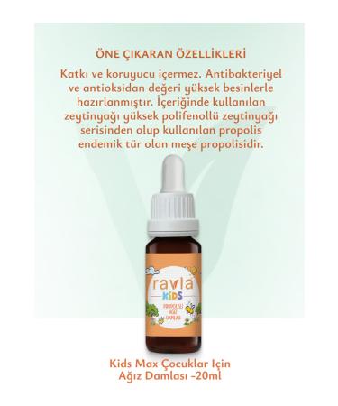 Ravla Kids Propolis Mouth Drops - 20ml - Buy Online on GoSupps.com