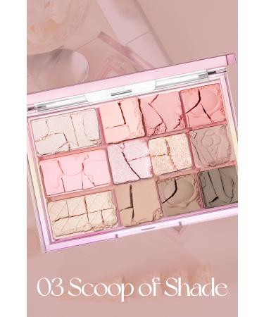 CLIO Multi-Purpose Intensely Pigmented Eyeshadow Palette Shade & Shadow Palette 03 Scoop Of Shade - Buy Online on GoSupps.com