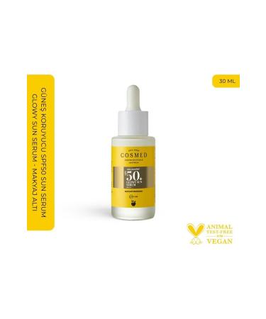 COSMED Glowy Sun Serum Spf50 30 ml