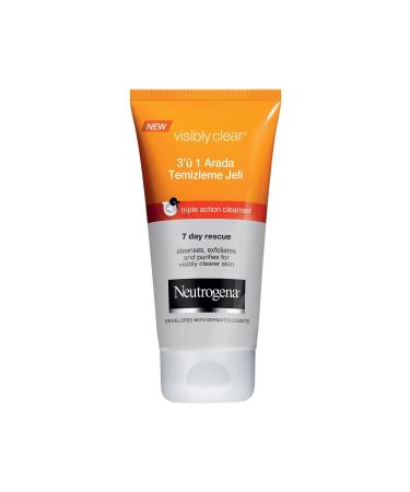 Neutrogena Visible Clear Cleansing Gel 3&1