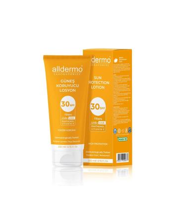 Alldermo Sunscreen Lotion Spf30 200ml