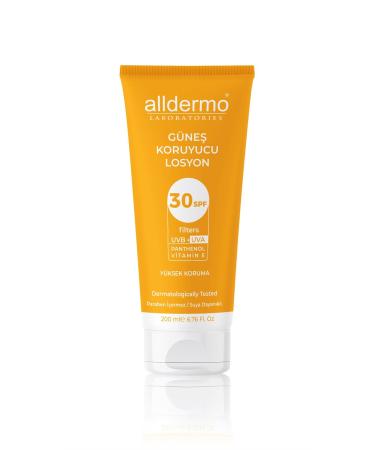 Alldermo Sunscreen Lotion Spf30 200ml - Buy Online on GoSupps.com