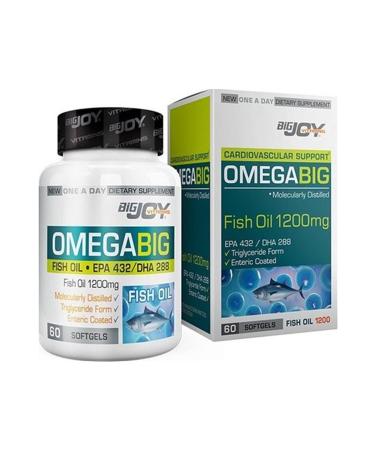 BIG Vitamins Omega Triglyceride Form 60 Capsule