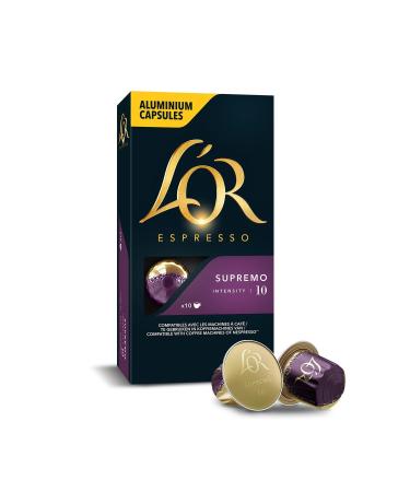 L'OR Espresso 10 Supremo X 100 Capsules - Buy Online on GoSupps.com