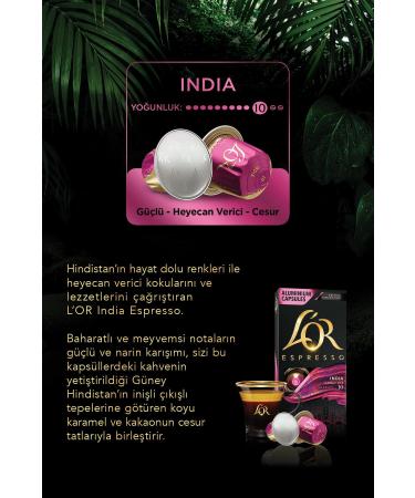 L'OR Espresso Origin India X 100 Capsules - Buy Online on GoSupps.com
