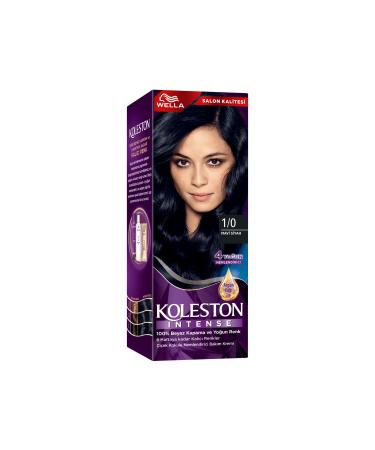 Wella Koleston Intense Hair Dye 1/0 Blue Black 2x - Buy Online on GoSupps.com