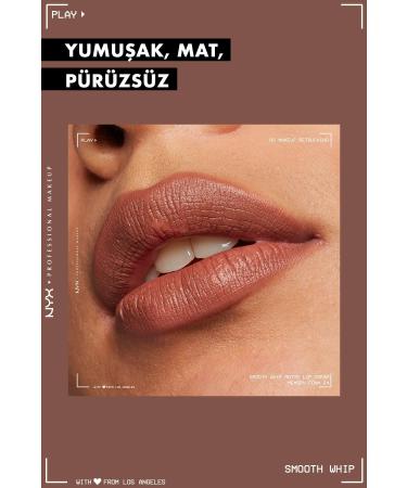 NYX Professional Makeup Smooth Whip Creamy Liquid Matte Lipstick - Memory Foam - Buy Online on GoSupps.com
