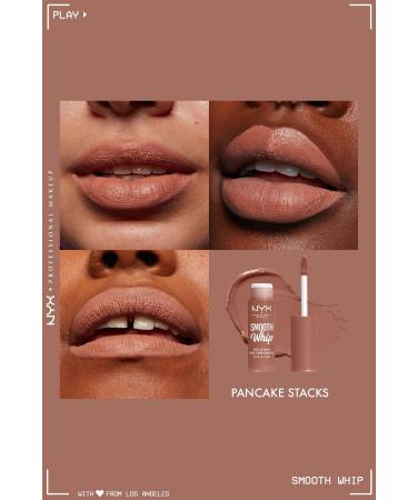 NYX Professional Makeup Smooth Whip Creamy Liquid Matte Lipstick - Pancake Stacks - Buy Online on GoSupps.com