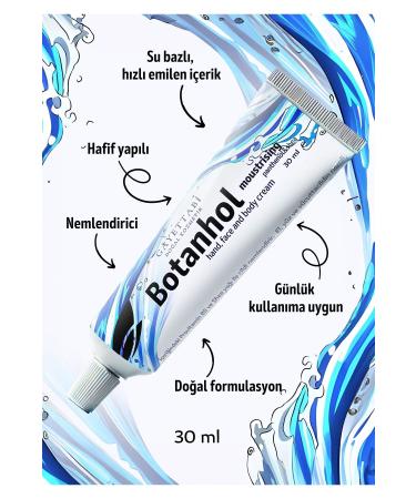 gayettabi Botanhol Moisturising 30 ml Daily Hand Face Body Moisturizing Cream- Panthenol&Shea - Buy Online on GoSupps.com