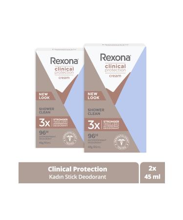 Rexona Clinical Protection Women's Stick Deodorant Shower Clean 45 ml