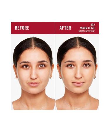 Rimmel London LASTING FINISH FOUNDATION 302 WARM OLIVE  - Buy Online on GoSupps.com