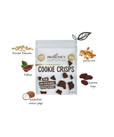 MUNCHEY 12-pack Cookie Crisps 40 gr - Buy Online on GoSupps.com