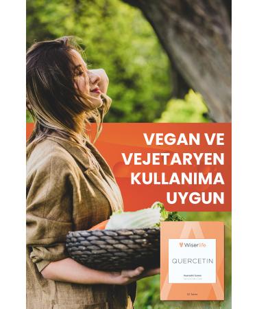 Wiserlife Quercetin Food Supplement Containing Quercetin 30 Tablets - Buy Online on GoSupps.com