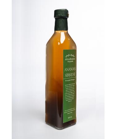 Afrodisias Organic Pineapple Vinegar 500 ml - Additive-Free Natural Fermentation (PINEAPPLE VINEGAR) - Buy Online on GoSupps.com