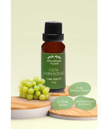 Afrodisias Organic Pomegranate Seed Oil 20ML - Cold Pressed 0 Natural and Pure