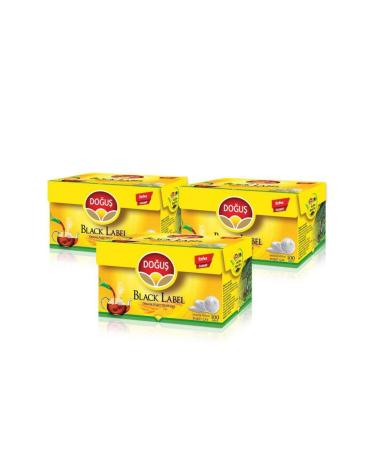 Do u ay Black Label Teapot Tea Bag 100x3.2gr X 3 Pieces