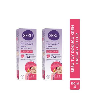 Elioure Hair Removal Cream Sensitive Skin 100 ml X 2 Pieces