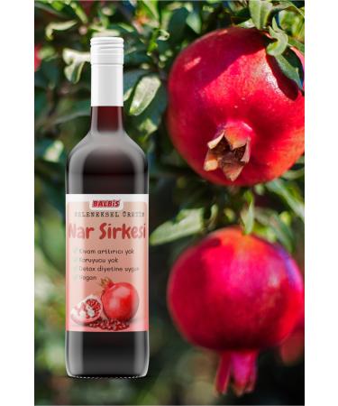 Balbis Natural Pomegranate Vinegar - 250 cc Glass Bottle