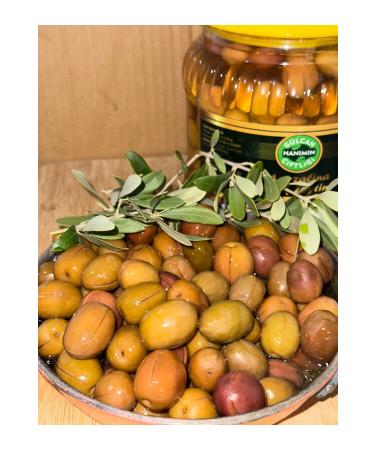 G LCAN HANIM'S FARM Manzalina Pink Scratched Olives Large Size 1 kg - Buy Online on GoSupps.com