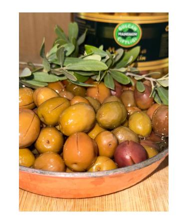 G LCAN HANIM'S FARM Manzalina Pink Scratched Olives Large Size 1 kg
