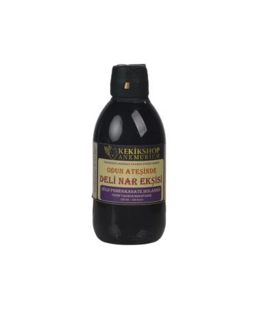 Kekikshop Anemurium Wood Fired Sulfur Tennis Crazy Pomegranate Syrup 250ml - 350gr No Additives No Sugar and Salt Added 100% Pure