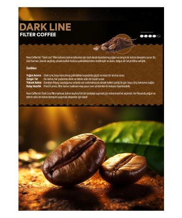new coffee DL500GR Dark Line 500gr Ground Filter Coffee - Buy Online on GoSupps.com