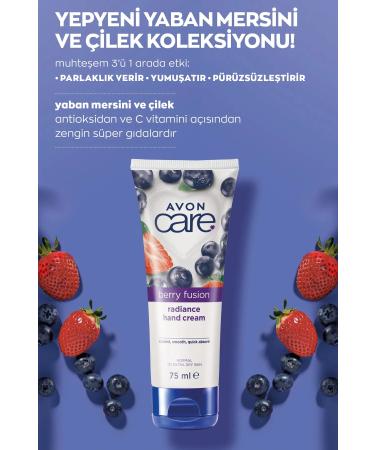 Avon Care Berry Fusion Blueberry Hand Cream 75 Ml. Triple Set - Buy Online on GoSupps.com