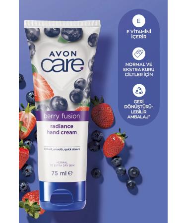 Avon Care Berry Fusion Blueberry Hand Cream 75 Ml. Triple Set - Buy Online on GoSupps.com