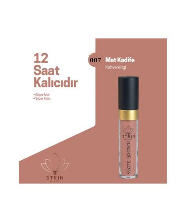 strin cosmetic Liquid Long Lasting Matte Lipstick 8 ml 007 - Buy Online on GoSupps.com
