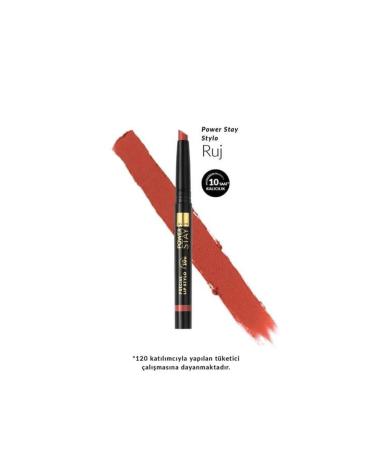 Avon Power Stay Precise Stylo Lipstick. Force Of Fire