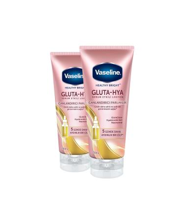 Vaseline Gluta Hya Serum Effective Body Lotion Revitalizing Brightness 200 ml X2 - Buy Online on GoSupps.com