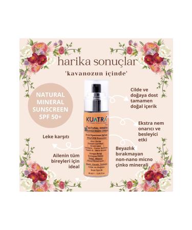 Kuatra Spf 50 Natural-mineral Sunscreen Cream Baby-child-adult Natural Sunscreen - Buy Online on GoSupps.com