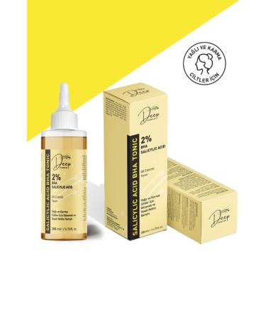 Deep Purestar Salicylic Acid Tonic - Pore Tightener Anti-Acne and Anti-Blackhead Cleansing 200 ML - Buy Online on GoSupps.com