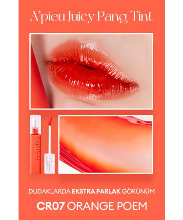 Missha Smooth Look All Day Long Lasting Tint A'pieu Juicy Pang Tint (CR07 ORANGE POEM) - Buy Online on GoSupps.com