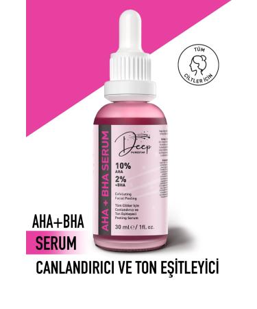 Deep Purestar Aha & Bha Revitalizing & Skin Tone Equalizing Peeling Skin Serum 30 ml Aha 10% + Bha 2%