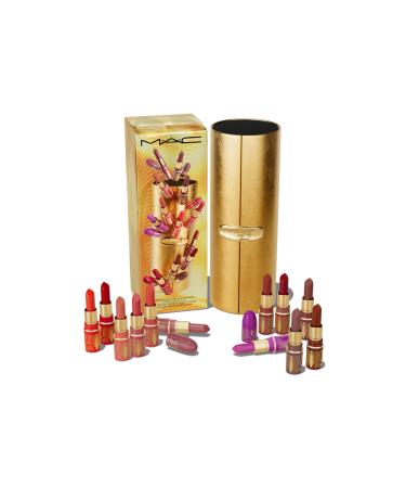Mac Golden Girls Mini Lustreglass Lipstick Vault Christmas Special Gift Set - Cosmetologist